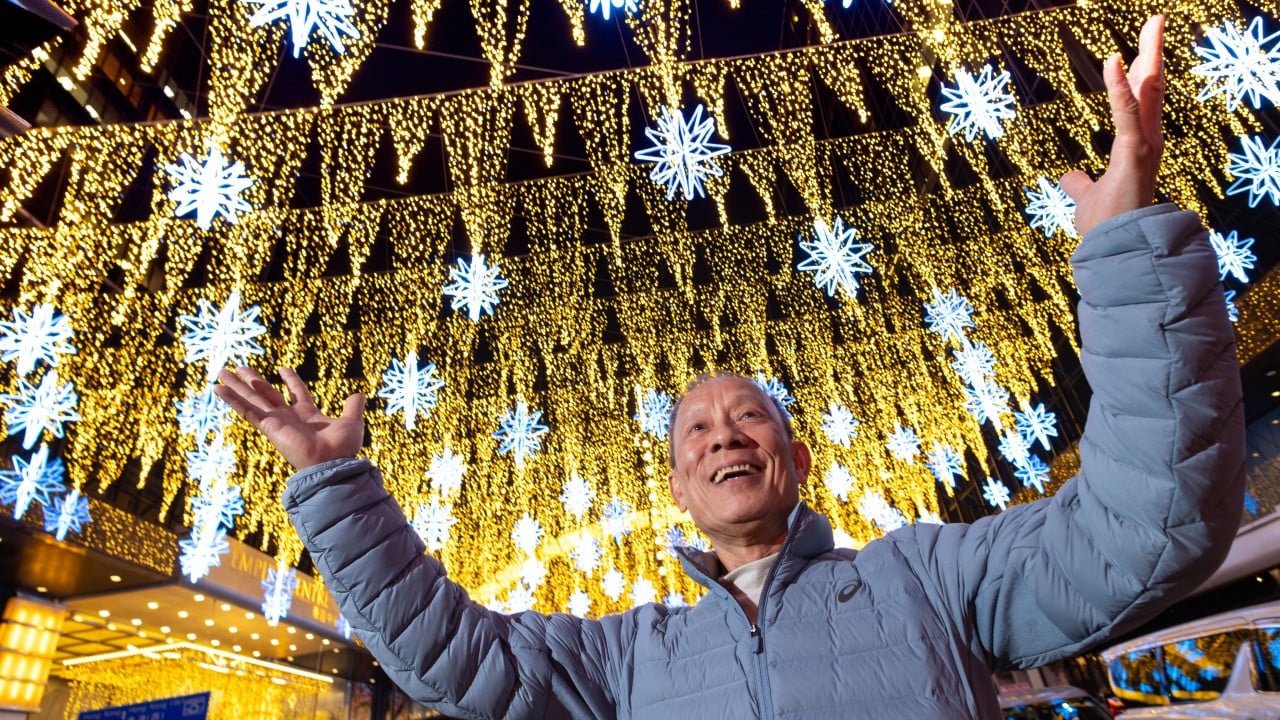 ‘I have more to give’: Hong Kong Christmas lighting designer still at it after 40 years