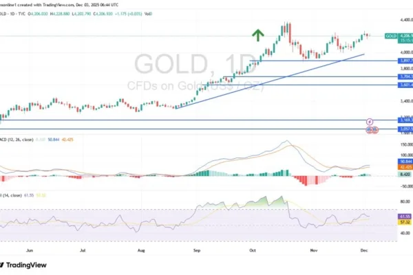 Gold Analysis 03/12: Decline is a Buying Opportunity (graph)