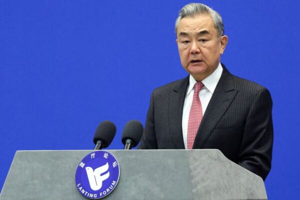 Chinese Foreign Minister Wang Yi says the international community supports Venezuela's position. Pic: Reuters.