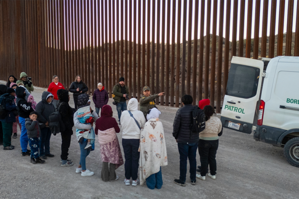 The southern border, migrants and Border Patrol agents