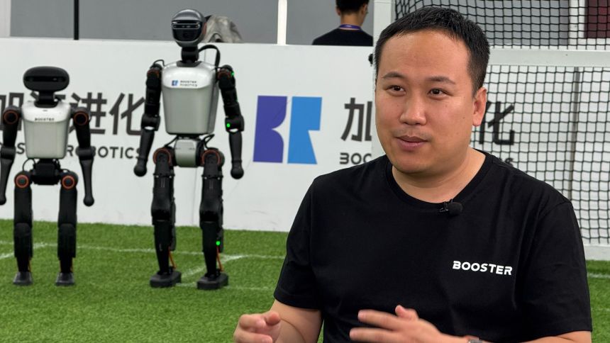 Cheng Hao's work was originally driven by his love of soccer and robots.