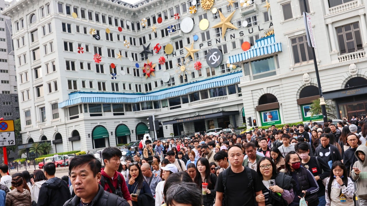 Hong Kong receives twice as many mainland Chinese visitors on New Year’s Day