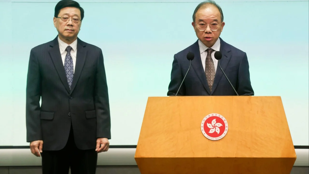 Hong Kong minister Erick Tsang resigns, reveals prostate cancer battle