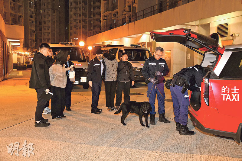 警截可疑的士 搜毒品拘兩人 - 20260122 - 港聞 - 每日明報