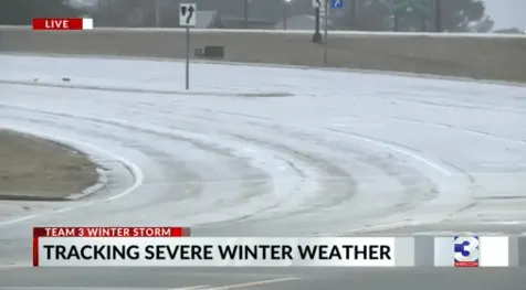 Winter storm worsens road conditions in Oxford, MS