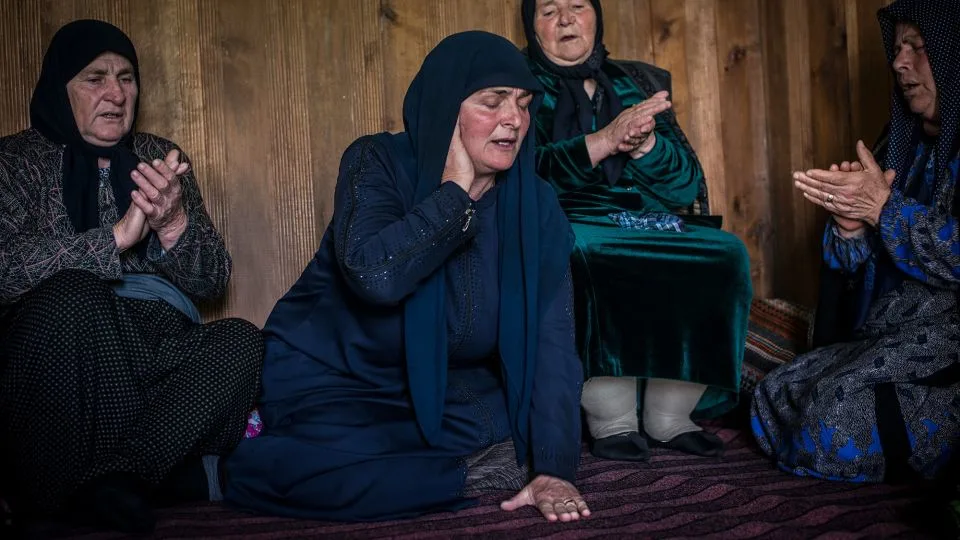 Pankisi in Georgia is the only place where women perform zikr, a rite rooted in Sufi mysticism. - Monique Jaques/Corbis/Getty Images