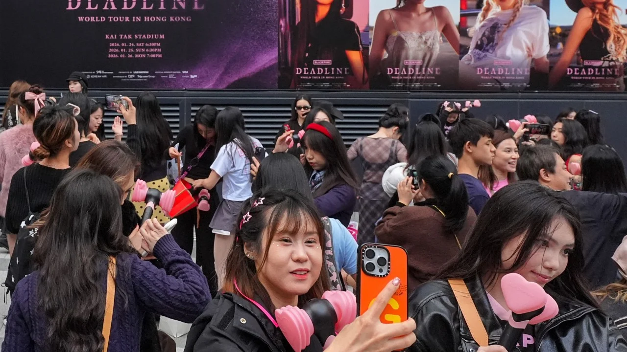 Blackpink lifts mainland Chinese arrivals in Hong Kong to January weekend record