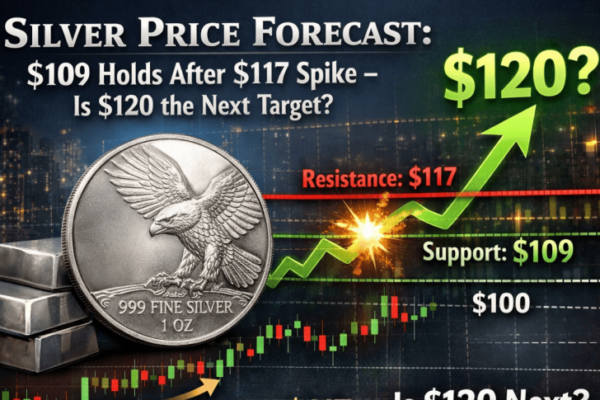 Silver Price Forecast: $109 Holds After $117 Spike – Is $120 the Next Target?