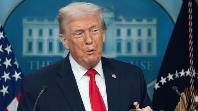 President Donald Trump is expected to headline events at the Davos World Economic Forum in Switzerland on Wednesday. (AP)