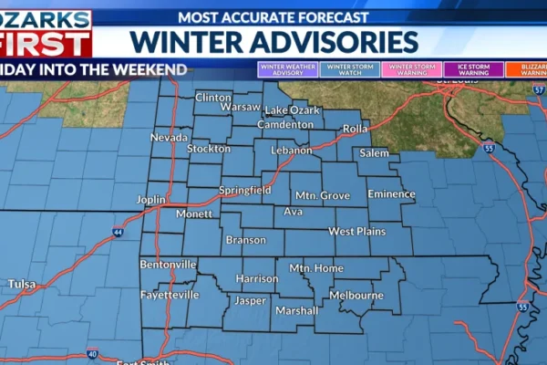 Winter Storm Watch now in effect, covers the Ozarks