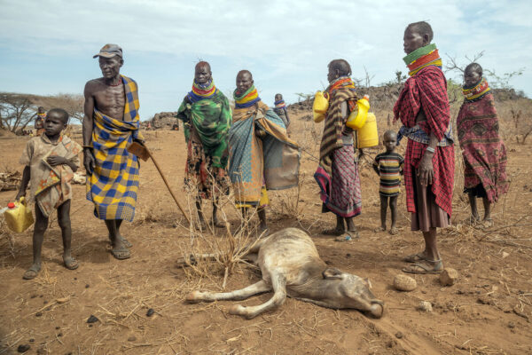 People living in Turkana in northern Kenya are dealing with the impact of drought.