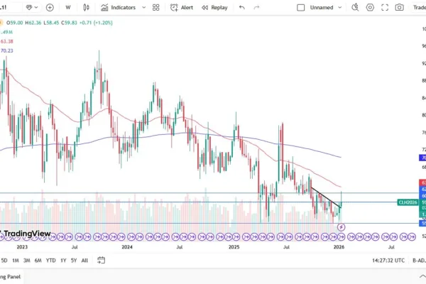 Price US Oil (WTI/CL) 18/01/2026