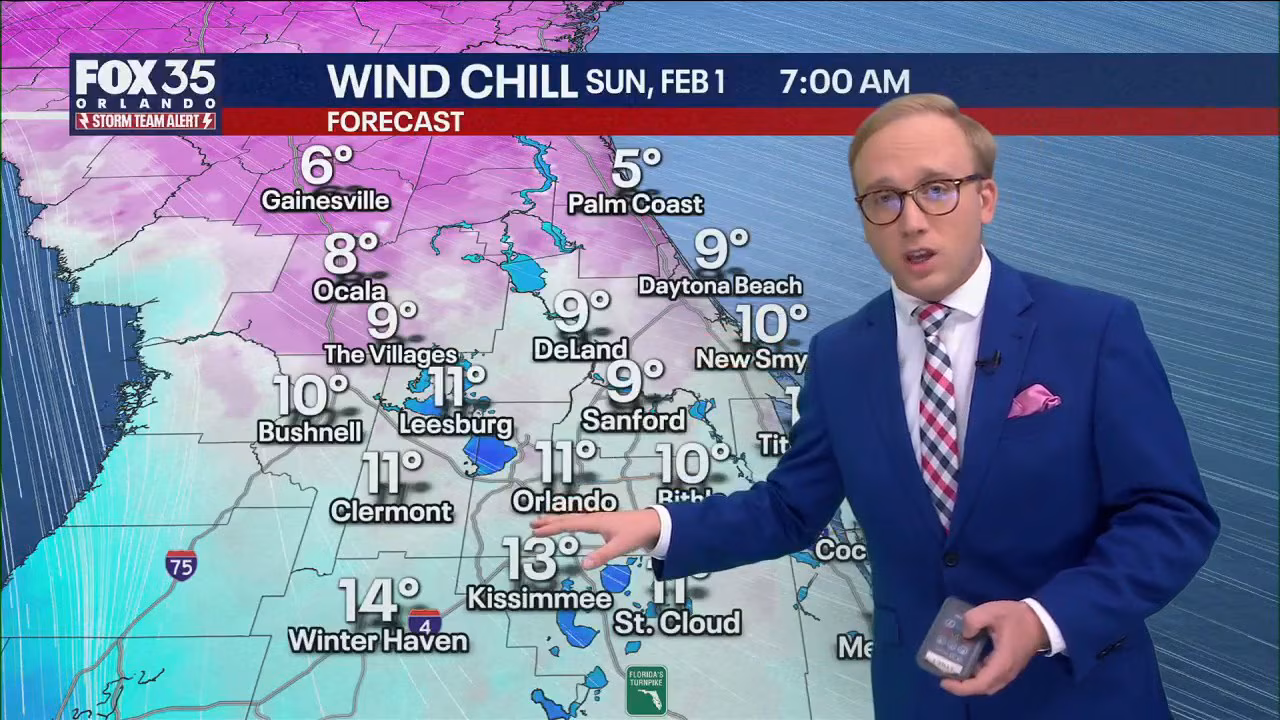 Orlando Weather Forecast: Extreme Florida Cold