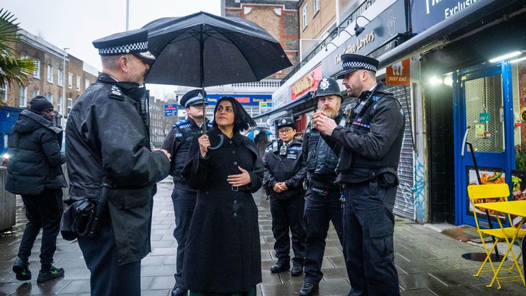Shabana Mahmood announced the move as she is set to reveal plans for policing reforms on Monday. Pic: PA