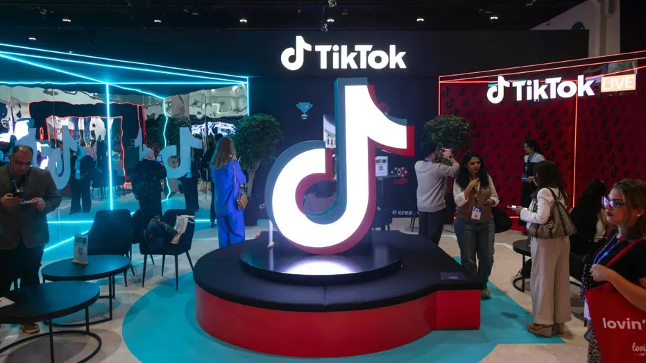 TikTok logo in Abu Dhabi