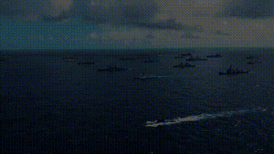 Trump on Thursday said an American aircraft carrier is heading closer to Iran, likening it to an 'armada (X/Rapid Response and US Navy)