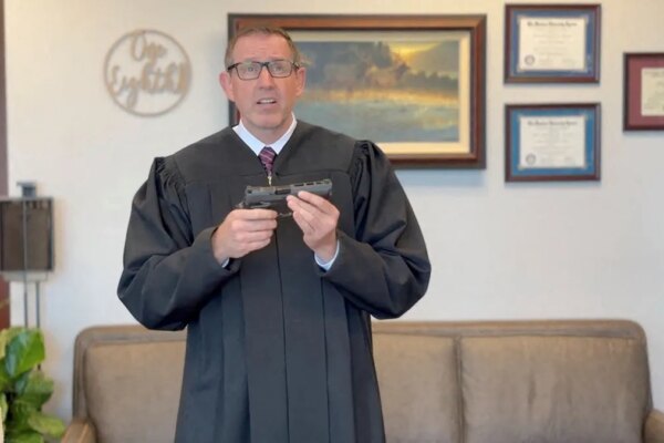 U.S. Circuit Judge Lawrence VanDyke speaks in a video