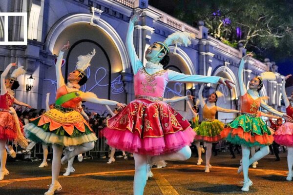 Tens of thousands line streets for Hong Kong’s Lunar New Year night parade