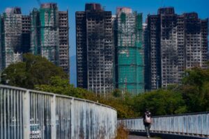 National security police arrested Miles Kwan on suspicion of inciting sedition after he and a group of unidentified others launched a petition calling on the government to meet four demands following the Tai Po blaze. Photo: Sam Tsang