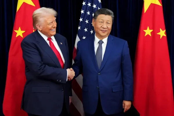 Donald Trump, the US president, and Xi Jinping, the Chinese president, Oct 30, 2025