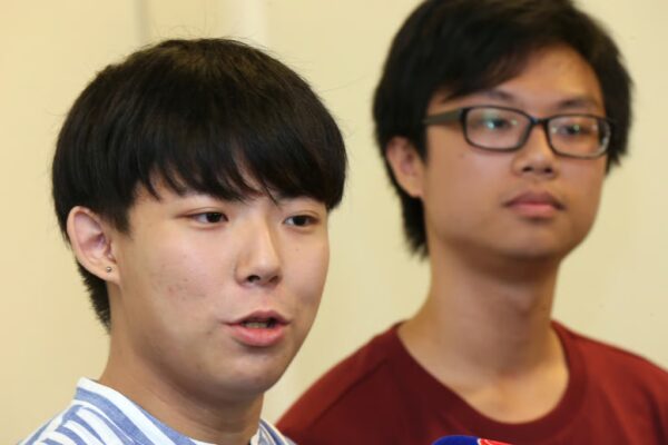 Anthony Suen (left) had jointly applied for a judicial review in November 2023, along with Walter Tse (not pictured). Photo: David Wong