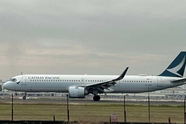 ‘Technical issue’ forces Hong Kong-bound Cathay flight to return to Kaohsiung