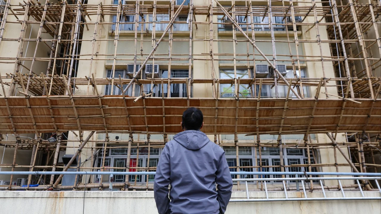 Hong Kong workers hit by halt in facade repairs after deadly Tai Po fire overhaul