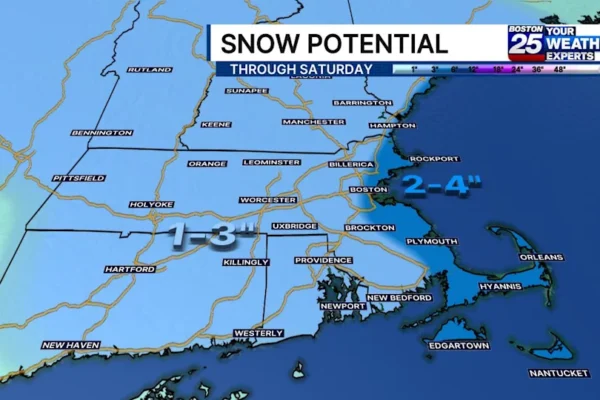 Arctic front expected to bring snow to Mass. this weekend
