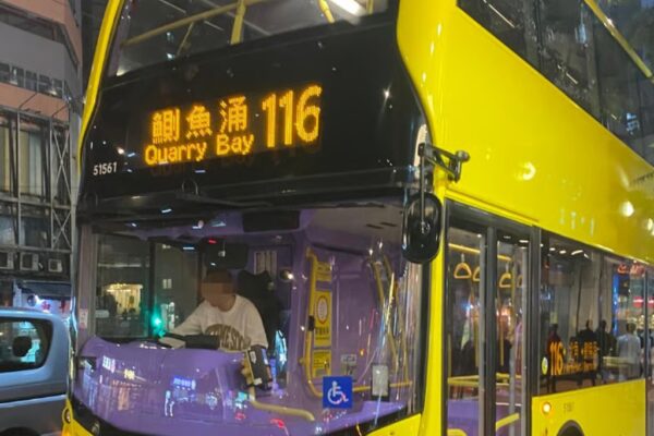 Passengers told the driver that the man smashed rear-right windows with an escape hammer. Photo: Handout