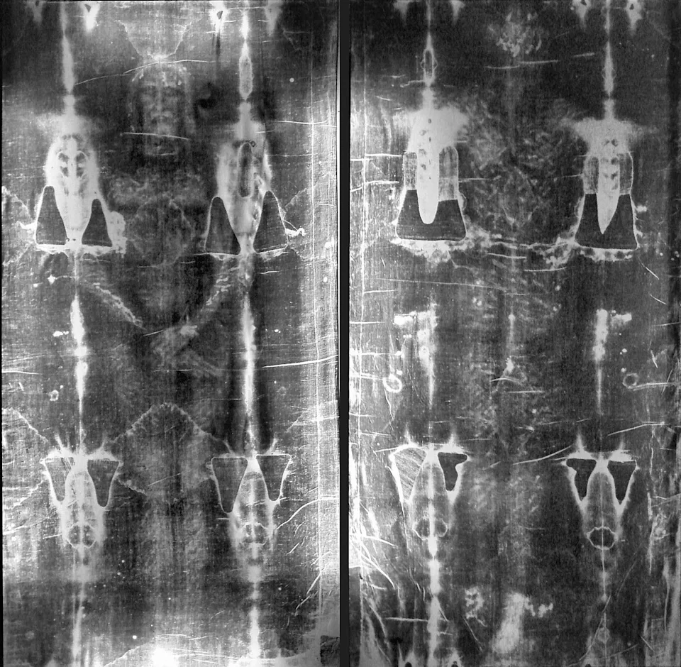 shroud of turin in photo negative