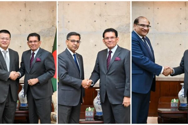 China, India, Pakistan envoys meet FM