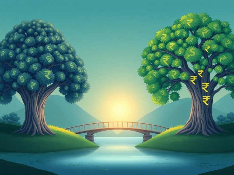 USD/INR exchange rate analysis showing interim trade deal impact on Indian rupee gains