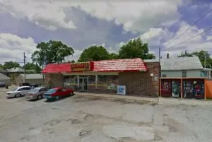 Sam’s Food, a Davenport convenience store. (Photo via Google Earth)