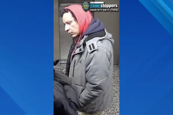 The NYPD is searching for a suspect after two men were shoved onto the subway tracks in what is believed to be an unprovoked attack in Manhattan on Sunday morning.