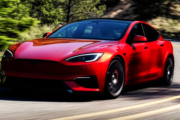 Red Tesla Model S