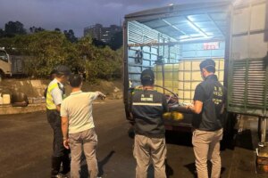 Over 8,000 litres of illicit fuel worth HK$250,000 seized, driver arrested in Hong Kong
