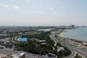A drone view shows Kuwait City, in the aftermath of strikes by Israel and the US on Iran, in Kuwait (REUTERS)
