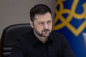 Zelensky said he had seen the data but provided no further details. (AFP)