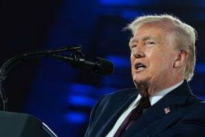 Trump says he won't call Iran conflict ‘war’ because he doesn't have ‘approval,’ triggers outrage (Photo by CHIP SOMODEVILLA / GETTY IMAGES NORTH AMERICA / Getty Images via AFP) (Getty Images via AFP)