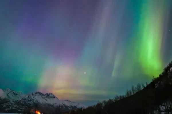 Northern Lights illuminate Alaska skies