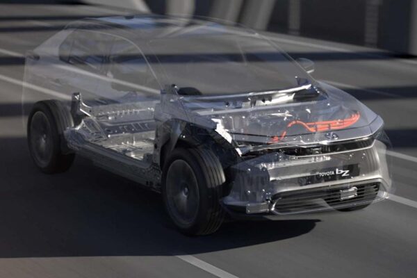 Toyota bZ4X Cutaway