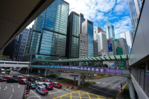 Central’s grade A office rents rose 3.5 per cent in the first two months of the year. Photo: Jelly Tse