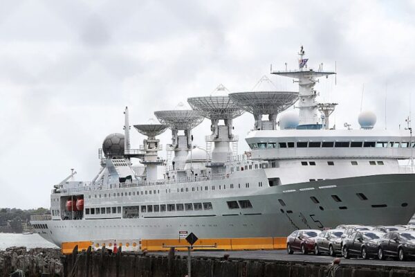 Is China’s Most Advanced Spy Ship Secretly Tracking US Missiles in the Gulf of Oman?