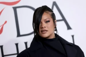 Rihanna was at the property when the gunfire took place (Getty)