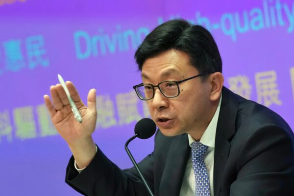 Secretary for Labour and Welfare Chris Sun. Photo: Karma Lo