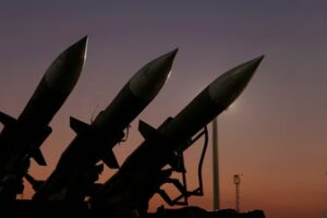 Iranian missiles are displayed at the Islamic Revolutionary Guard Corps (IRGC) Aerospace Force Museum in Tehran, Iran, November 12, 2025. (REUTERS)