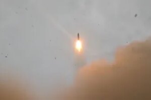 Iran uses Sejjil ballistic missiles for the first time since start of war. (Image: Screengrab from Reuters video)