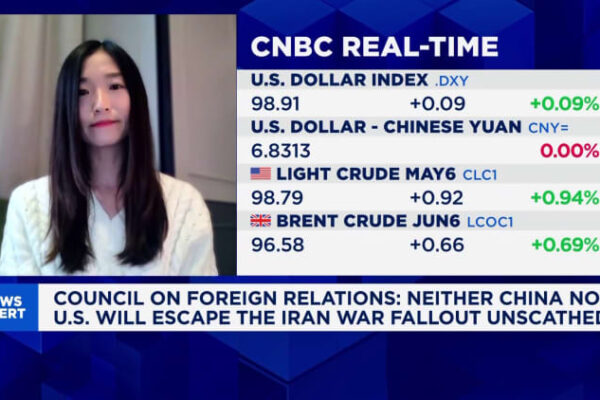 Nothing has changed in China's foreign policy despite it's role in the U.S.-Iran ceasefire: CFR