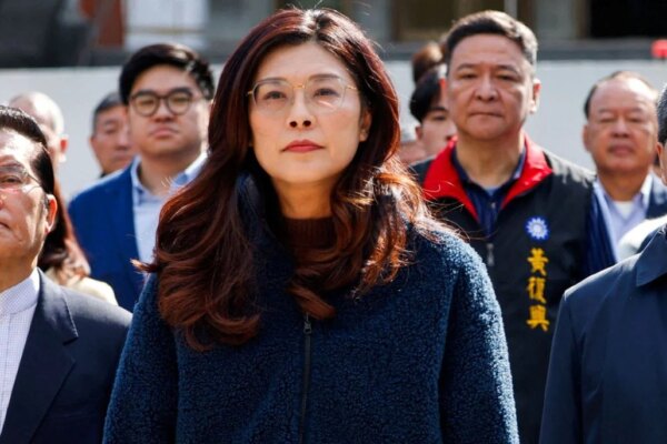 Taiwan opposition leader visits China for first time in a decade