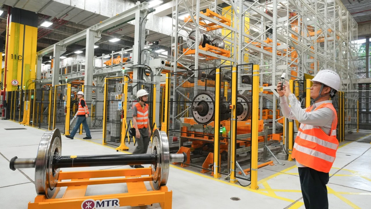 MTR Corp unveils HK$300 million wheelset centre, boosting efficiency by 80%